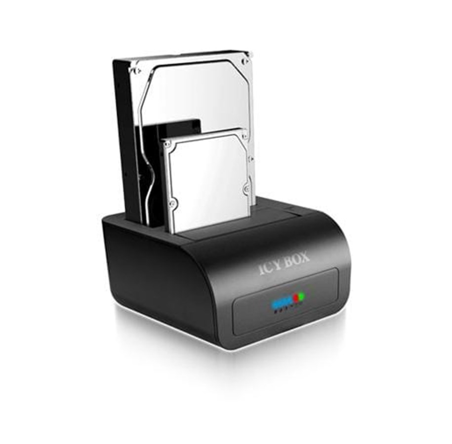 Festplatten Zubehör - RaidSonic ICY Box IB-122CL-U3 - Schwarz - 20915