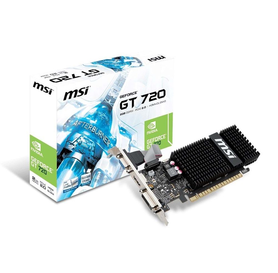 Grafikkarte - MSI GeForce GT 720 - 2GB GDDR3 RAM - Grafikkarte - N720-2GD3HLP