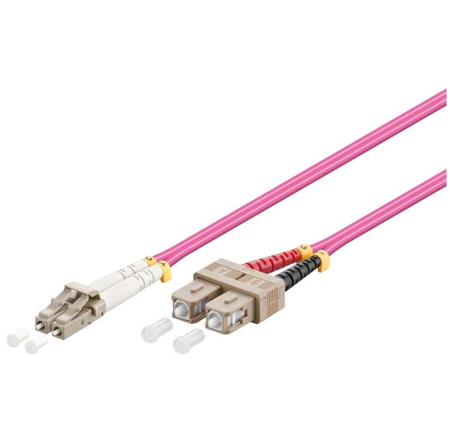 Netzwerk - Kabel - Pro Fiber Optical LC - SC OM4 - 1m - Rot - 1m - 4040849959431