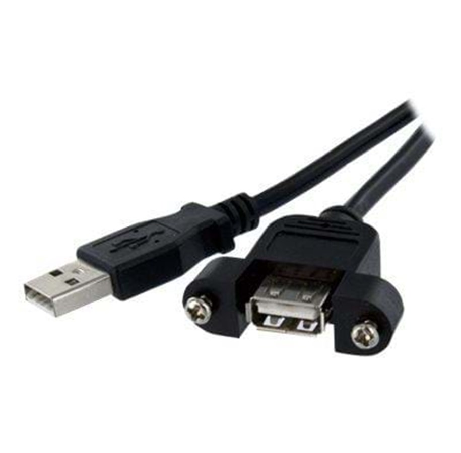 USB Kabel - StarTech.com Panel Befestigungskit USB Kabel A zu A - USBPNLAFAM2
