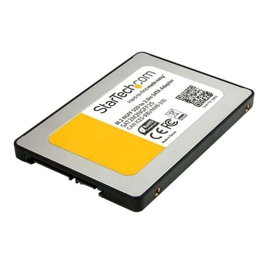 Controller - StarTech.com M.2 NGFF zu 2.5in SATA III SSD Adapter w/ Protective Housing - SAT2M2NGFF25
