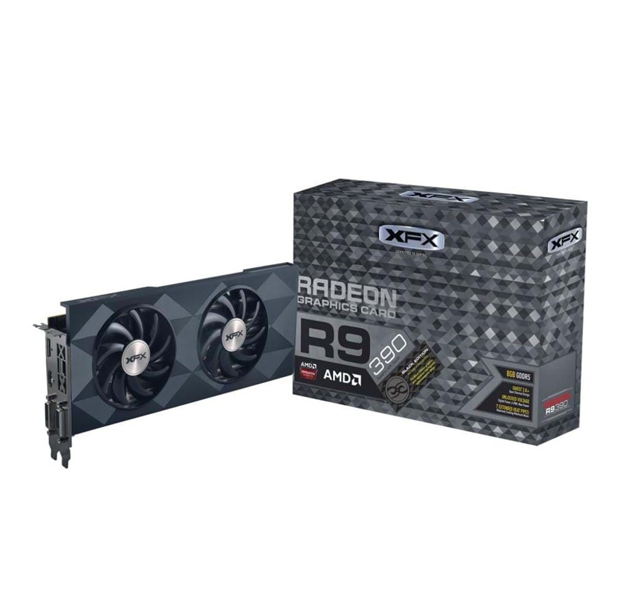 Grafikkarte - XFX Radeon R9 390 Double Dissipation Black - 8GB GDDR5 RAM - Grafikkarte - R9-390P-8DB6