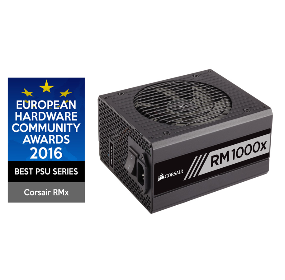 Netzteile - Corsair RM1000x Netzteile - 1000 Watt - 135 mm - ATX - 80 Plus Gold zertifiziert - CP-9020094-EU