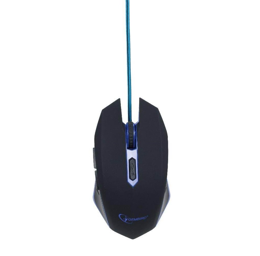 Maus - Gembird USB Gaming Mouse - Gaming Maus (Blau) - MUSG-001-B