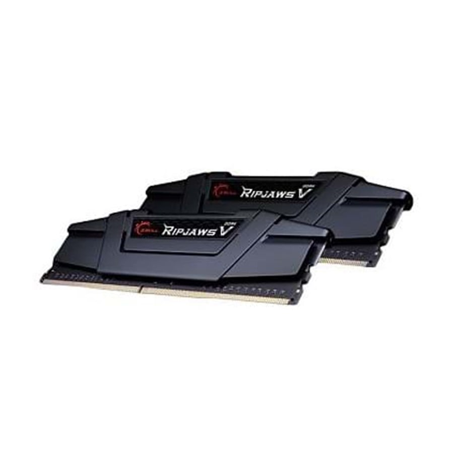 Arbeitsspeicher (RAM) - G.Skill Ripjaws V DDR4-3200 - 16GB - CL16 - Dual Channel (2 pcs) - Intel XMP - Schwarz - F4-3200C16D-16GVKB