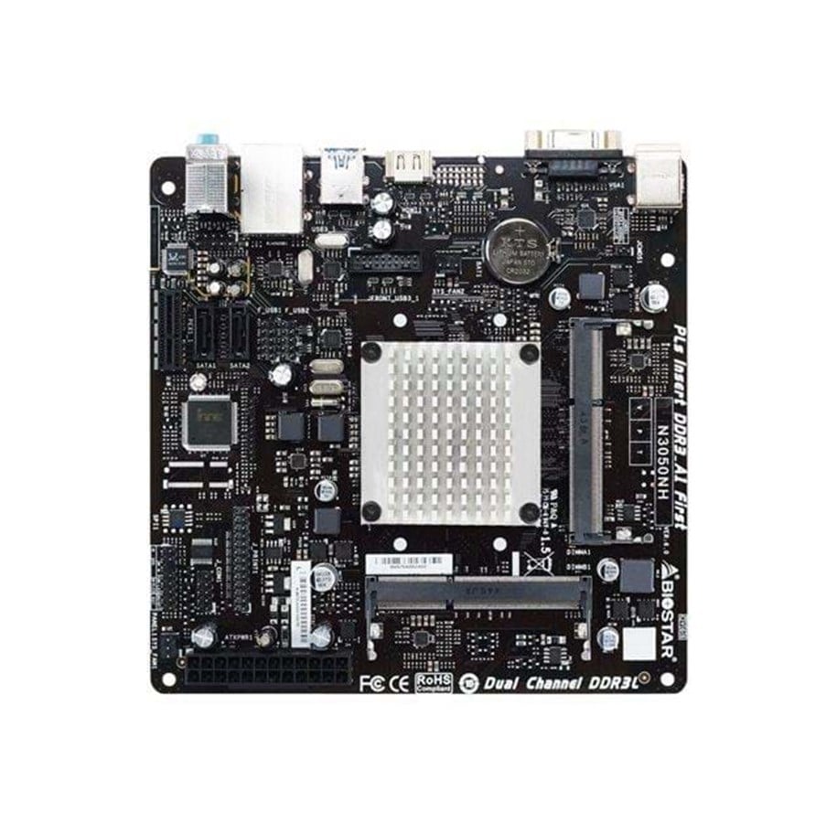 Mainboard - BIOSTAR N3050NH Mainboard - socket - DDR3L (Low Voltage) RAM - Mini-ITX - N3050NH