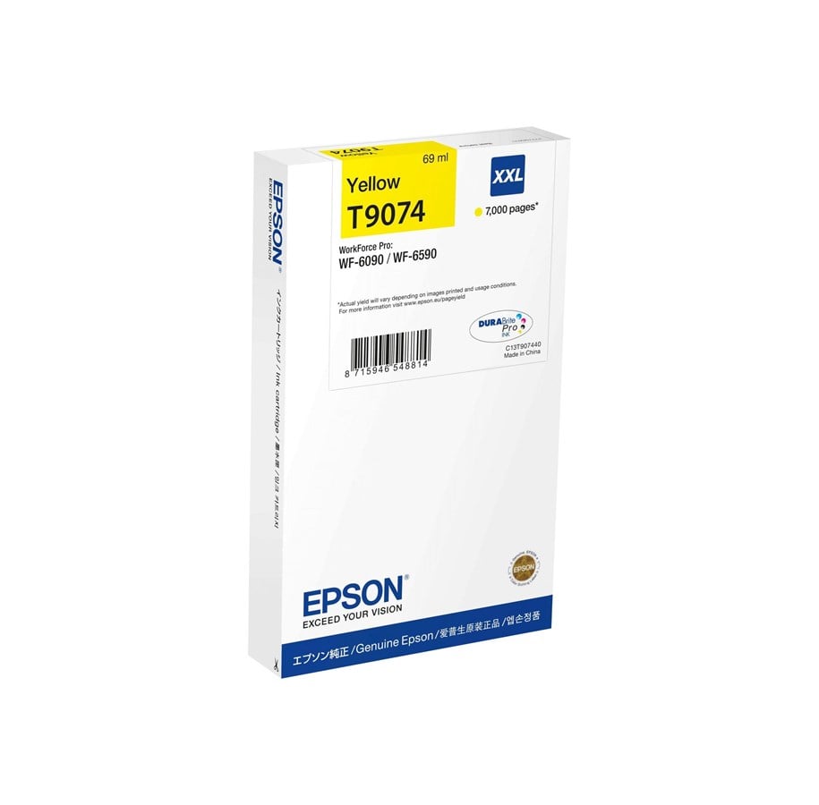 Druckerzubehör - Tinte & Toner - Epson T9074 - Yellow Ink XXL - C13T907440