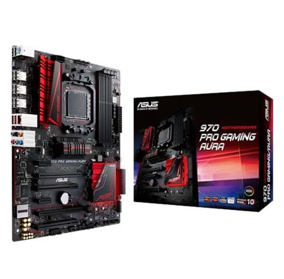 Mainboard - ASUS 970 PRO GAMING/AURA Mainboard - AMD 970 - AMD AM3+ socket - DDR3 RAM - ATX - 90MB0PU0-M0EAY0