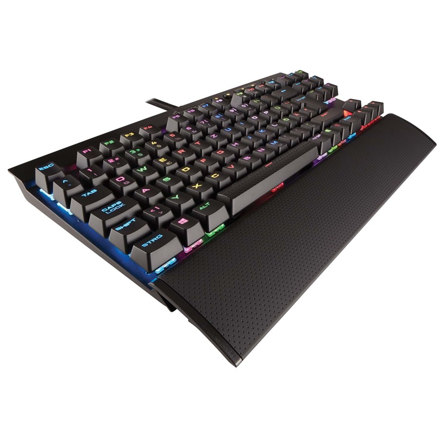 Tastaturen - Corsair Gaming K65 RGB Rapidfire - DE - Gaming Tastaturen - ohne Numpad - Deutsch - Schwarz - CH-9110014-DE