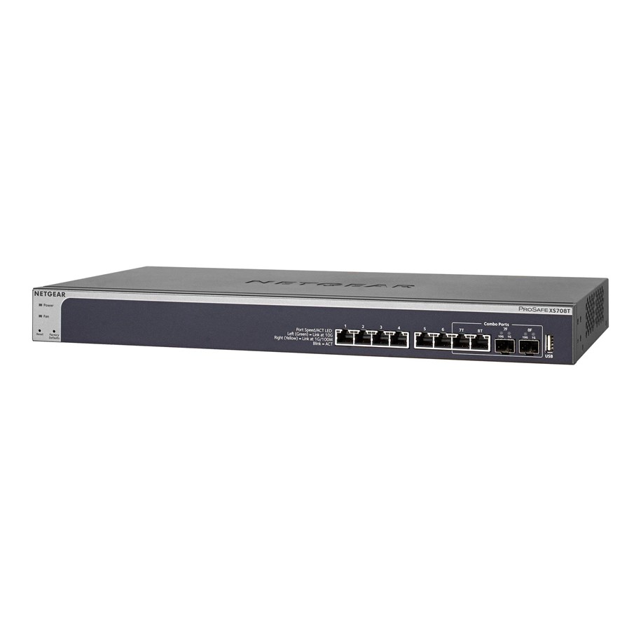 Switches - Netgear ProSAFE XS708T - XS708T-100NES