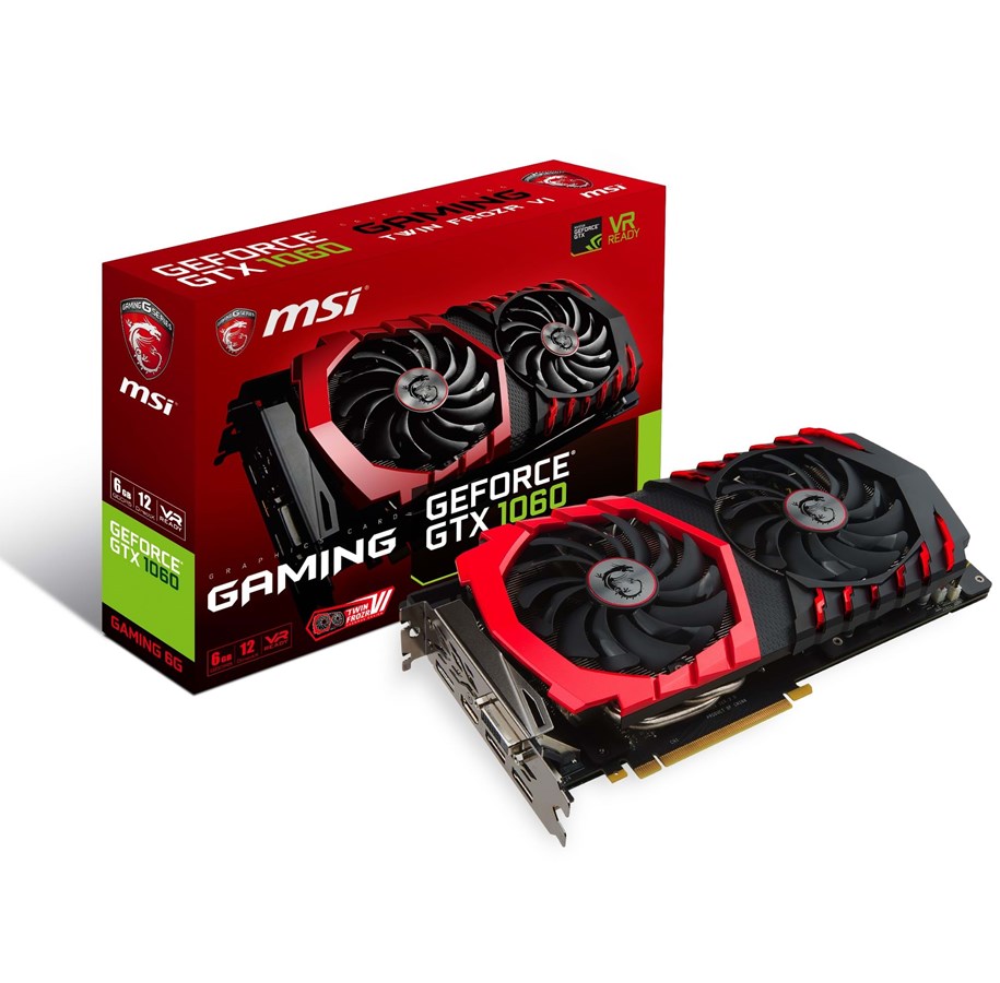 Grafikkarte - MSI GeForce GTX 1060 GAMING - 6GB GDDR5 RAM - Grafikkarte - GTX 1060 GAMING 6G