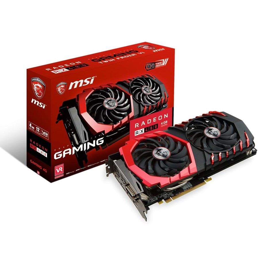 Grafikkarte - MSI Radeon RX 480 GAMING - 4GB GDDR5 RAM - Grafikkarte - RX 480 GAMING X 4G