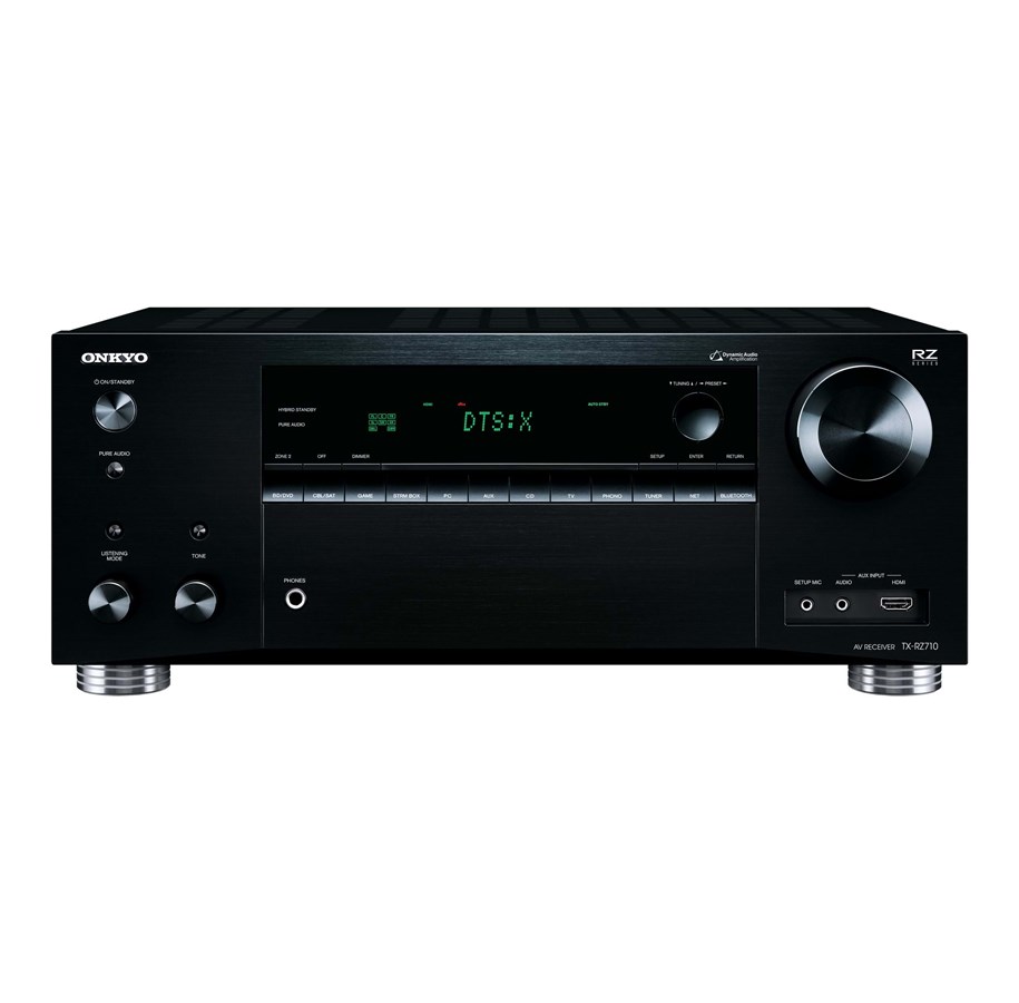 HiFi - Receiver & Verstärker - Onkyo TX RZ710 - Black - AV-Netzwerksempfänger - 7.2-Kanal - Schwarz - 1500209