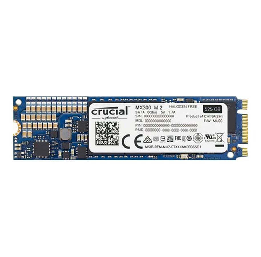 SSD - Crucial MX300 SSD M.2 2280 - 525GB - CT525MX300SSD4