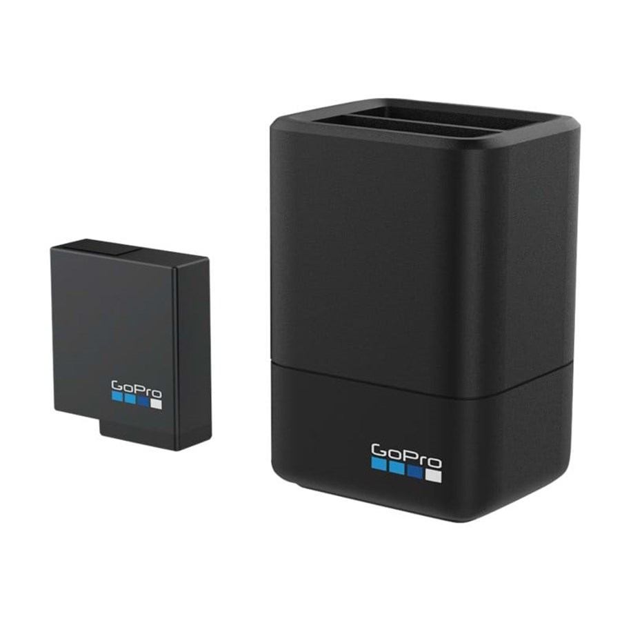 Powerbank (Akku) - GoPro Dual Battery Charger + Battery (HERO7 Black/HERO6 Black/HERO5 Black) Powerbank (Akku) - schwarz - 1220 mAh - AADBD-001
