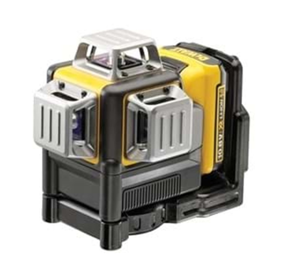 Messwerkzeug - Dewalt 12V XR 3 x 360 Cross Line Green Laser - 1 x 2Ah - DCE089D1G