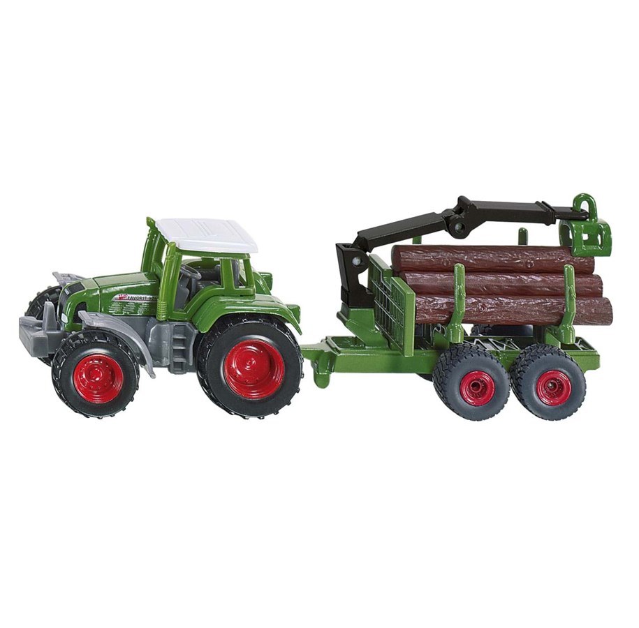 Spielzeugauto - SIKU Tractor W Forestry Trailer - 541571