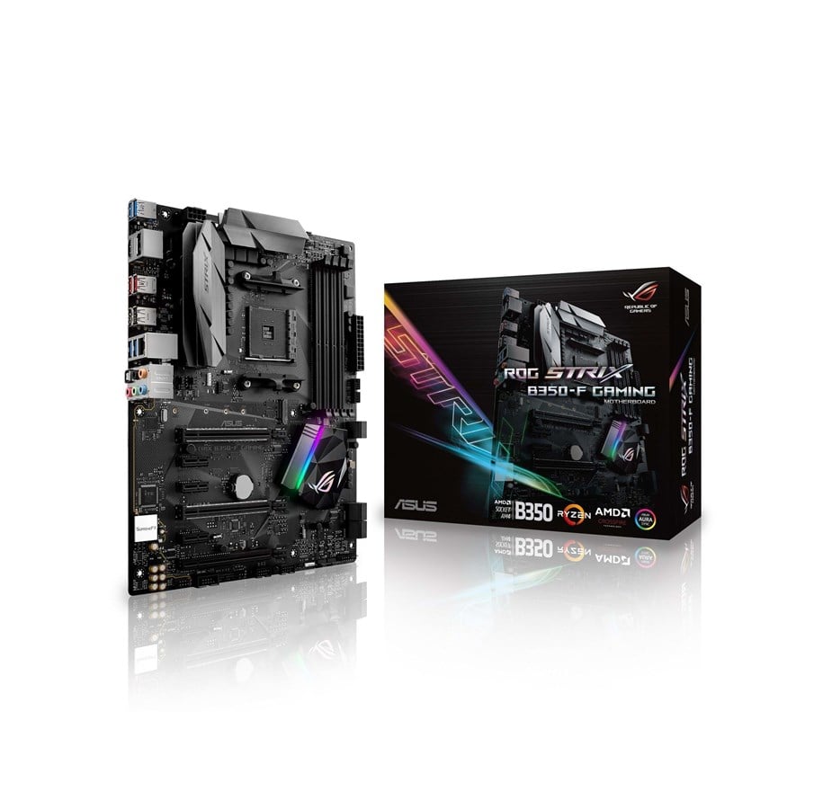 Mainboard - ASUS ROG STRIX B350-F GAMING Mainboard - AMD B350 - AMD AM4 - DDR4 RAM - ATX - 90MB0UJ0-M0AAY0
