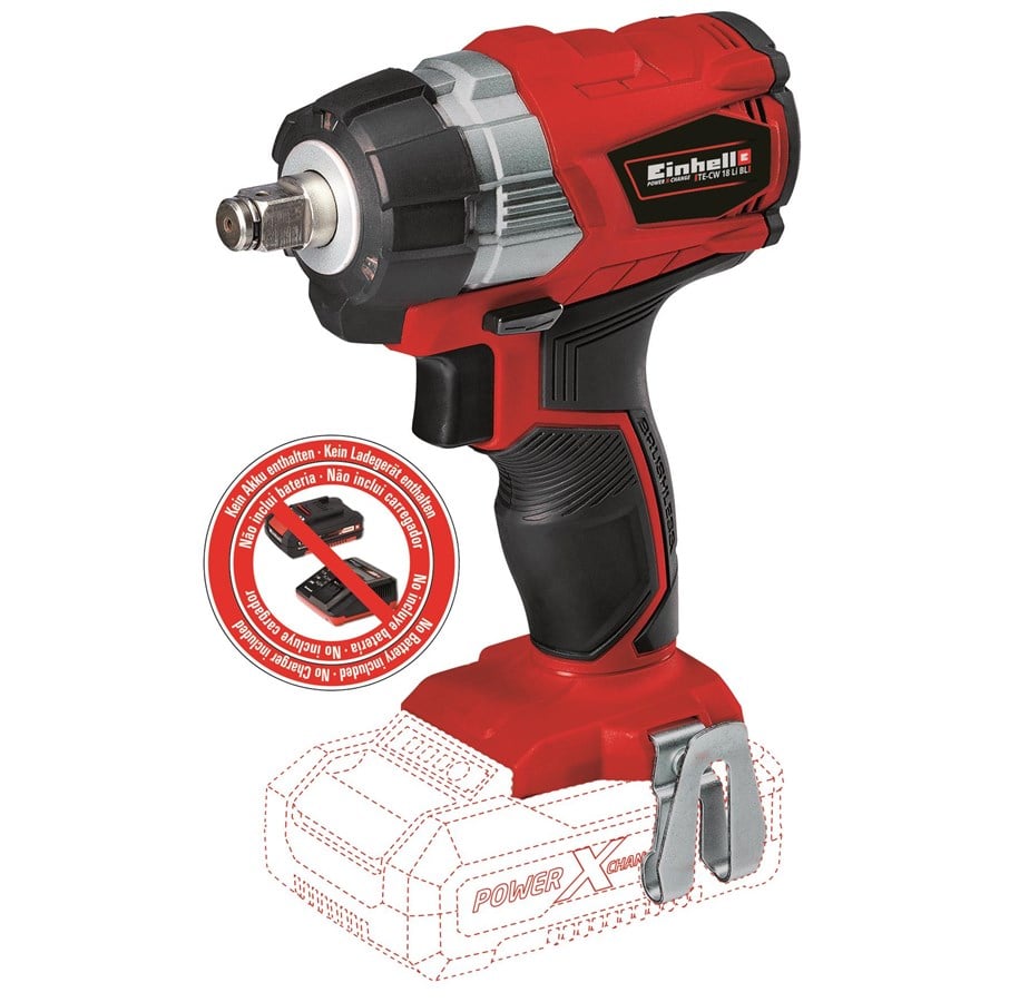 Schraub/Bohrmaschinen - Einhell Cordless Impact Wrench TP-CW 18 Li Brushless-Solo - 4510040