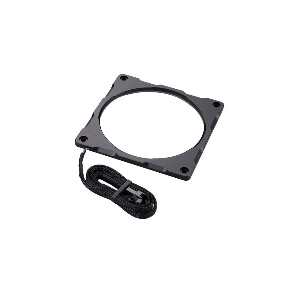 Gehäuselüfter - Phanteks Halos Lux RGB LED Fan Frame - 120mm - RGB kit - 120mm - Schwarz mit RGB LED - 0 dBA - PH-FF120RGBA_BK01