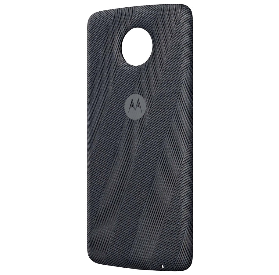 Handys - Cover & Cases - Motorola Moto Mods Style Shell with Wireless Charging Possibility - ASMWRLSGRYWE