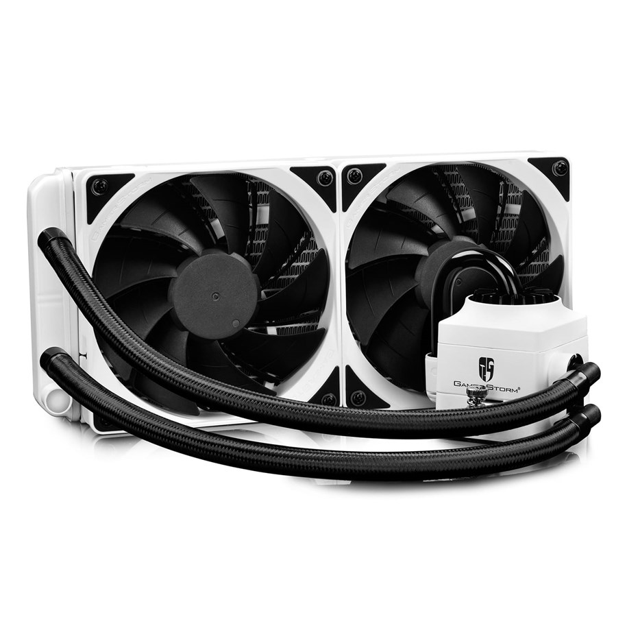 CPU Kühler - DeepCool Captain 240 EX White RGB - CPU-Wasserkühlung - Max 31 dBA - CAPTAIN-240-EX-RGB-WHITE