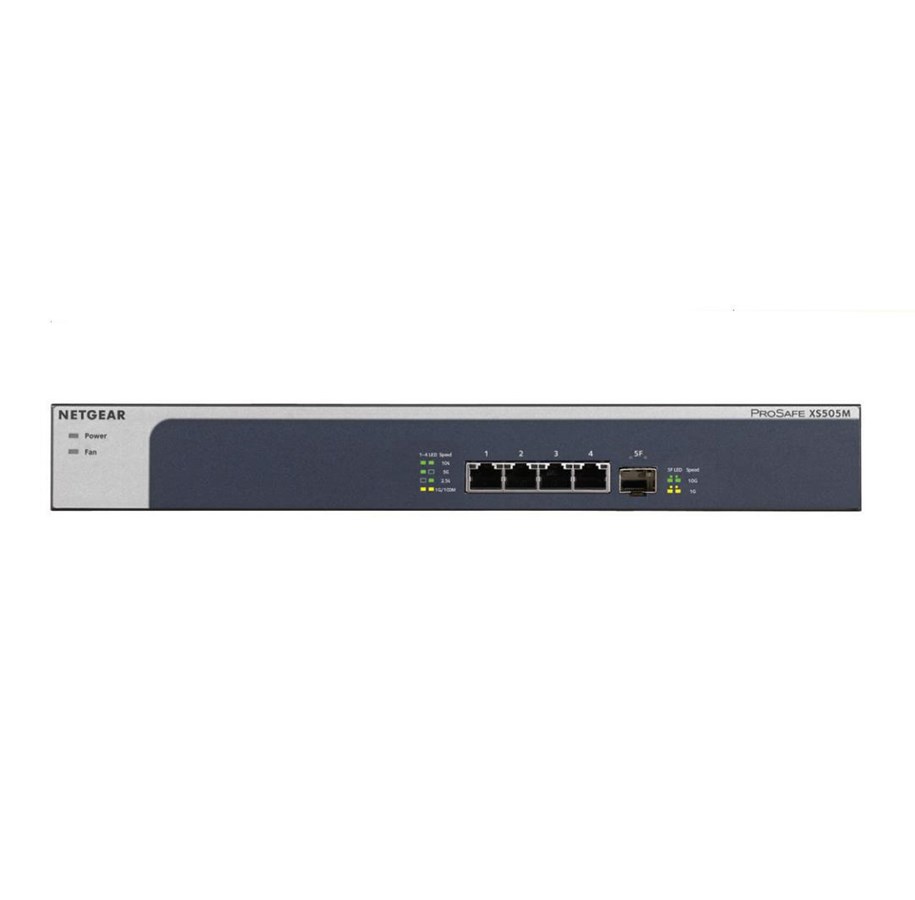 Switches - Netgear XS505M 5-port 5-speed Unmanaged Switch 10-Gigabit/Multi-Gigabit - XS505M-100EUS