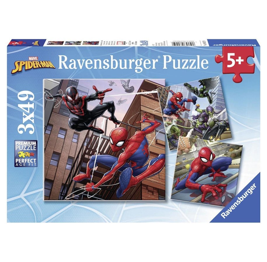 Puzzle - Ravensburger Spiderman Puzzle 3x49st - 80250