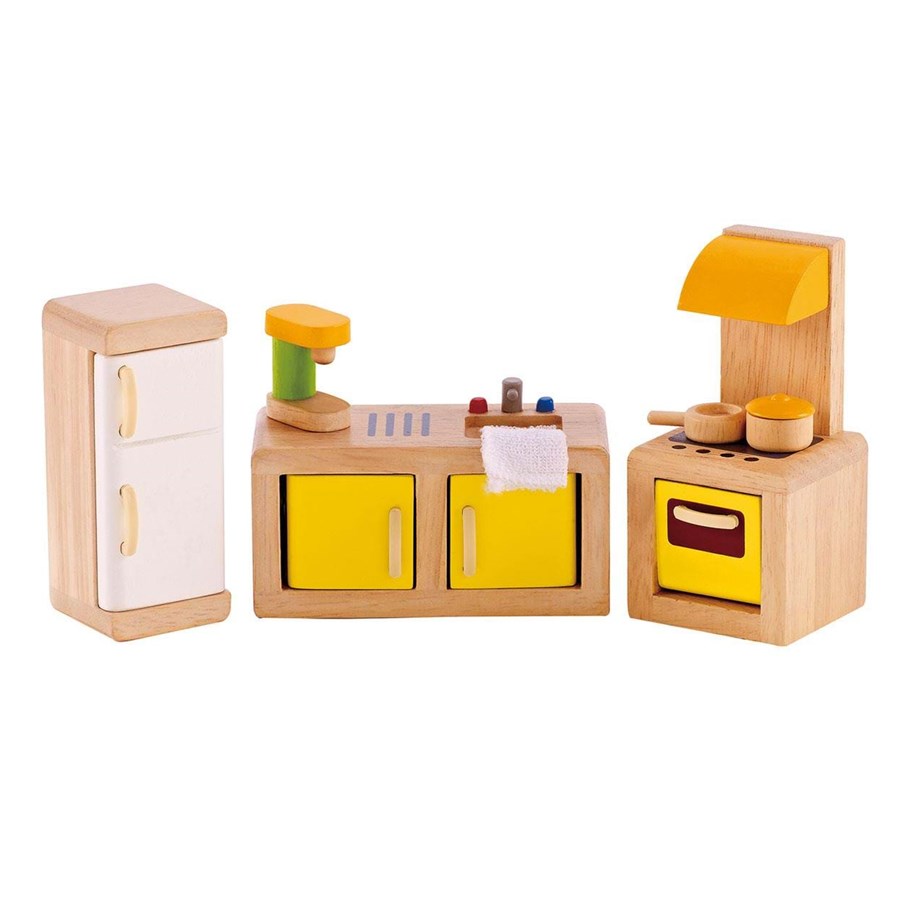 Holzspielzeug - Hape Puppenhaus Küche - E3453