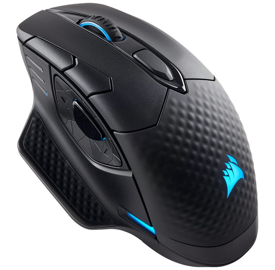 Maus - Corsair Dark Core RGB - Gaming Maus (Schwarz mit RGB) - CH-9315011-EU