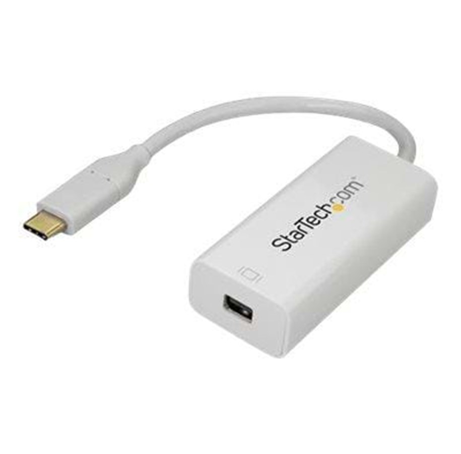 Display Kabel - StarTech.com USB-C to Mini DisplayPort Adapter - 4K 60Hz - ekstern videoadapter - hvid - CDP2MDP