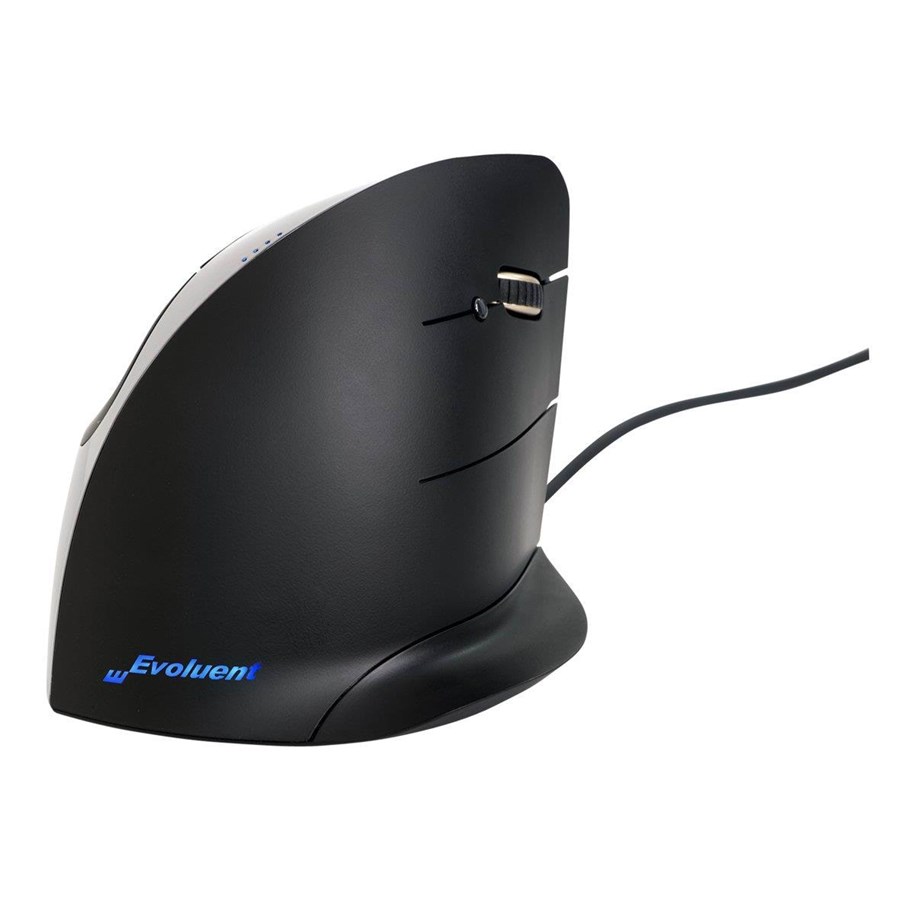 Maus - Evoluent Vertical Mouse C - Ergonomische Maus (Grau) - VMCR