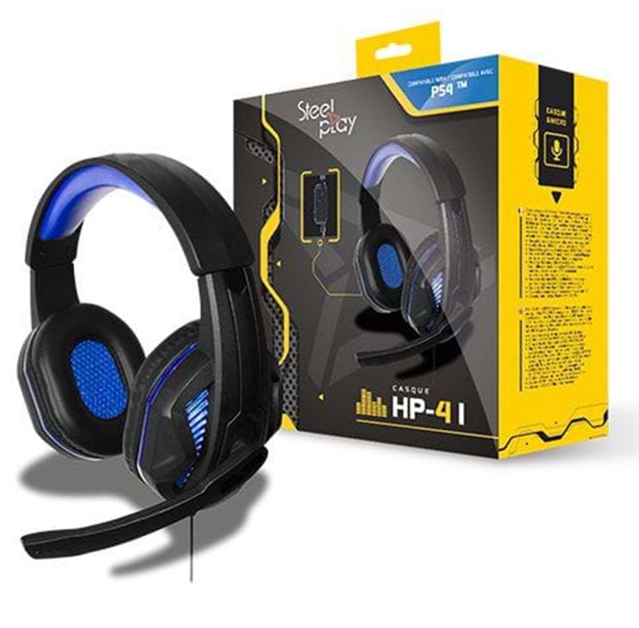 Gaming Zubehör - Steelplay HP-41 Wired Gaming Headset - Wired Headset - Sony PlayStation 4 - 3760210998876