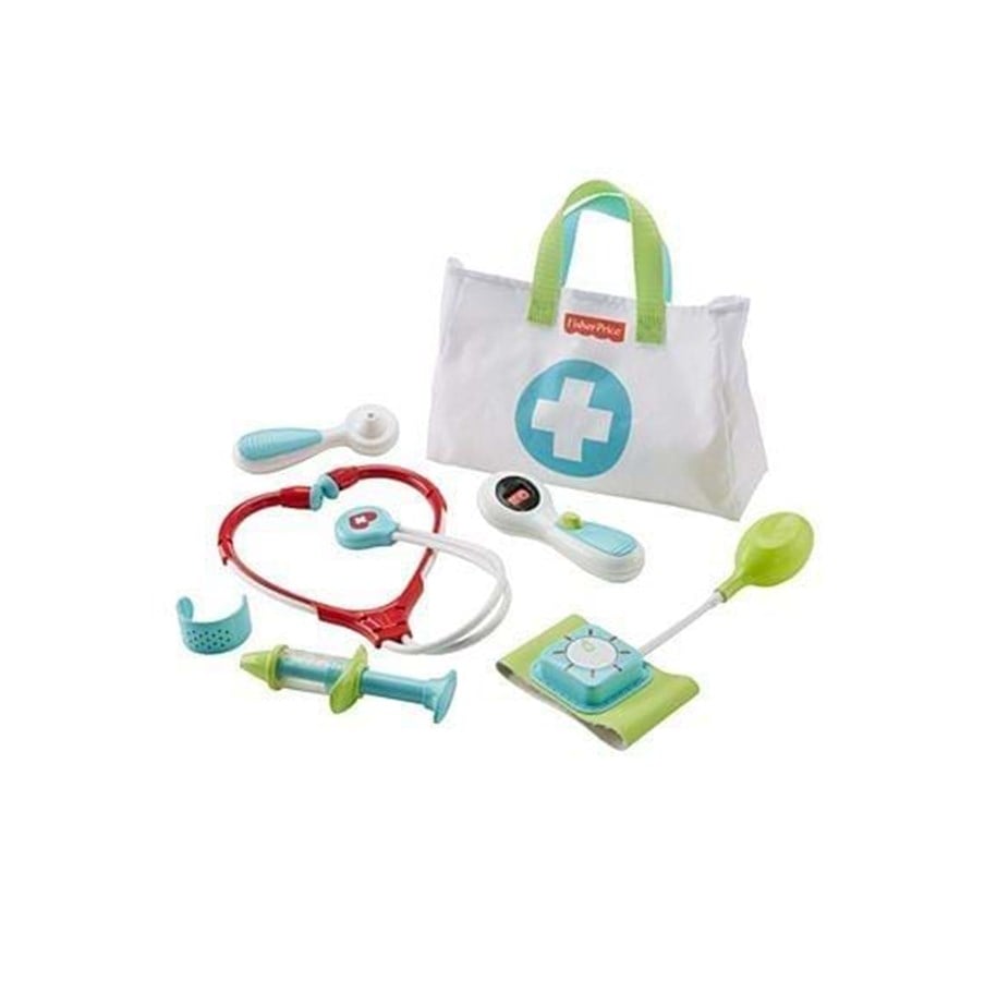 Fisher-Price Arztkoffer Für Kinder – Mit Stethoskop, Blutdruckmessgerät & Mehr Für Rollenspiel Ärzte