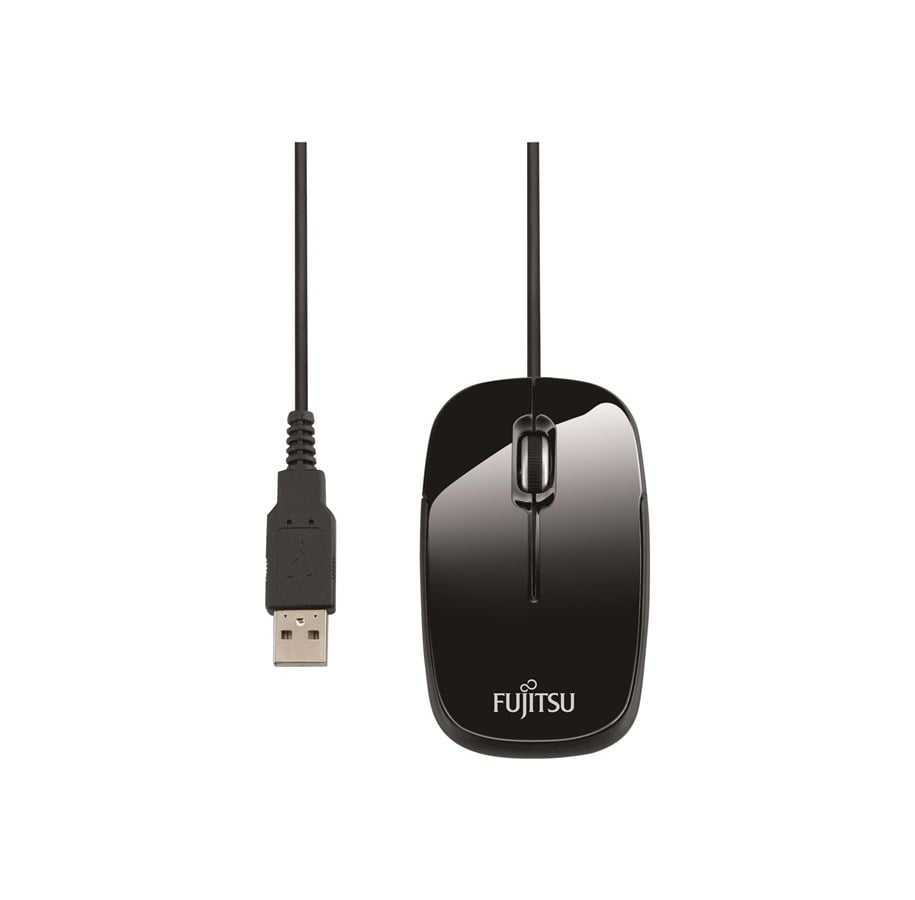 Maus - Fujitsu M420NB - mouse - USB 2.0 - Maus (Schwarz) - S26381-K454-L100