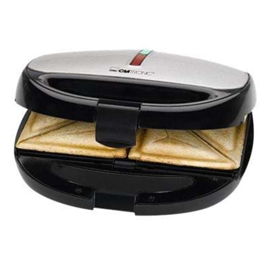 Andere Küchengeräte - Clatronic ST/WA 3670 - sandwich maker / waffle maker / grill - black/inox - ST/WA 3670