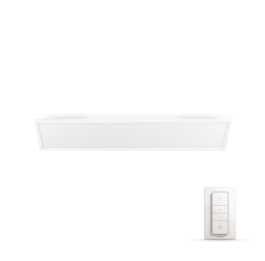 Smart-Home - Philips Hue Aurelle Rectangle Deckenleuchte - Weiß, 55 W - 915005680001