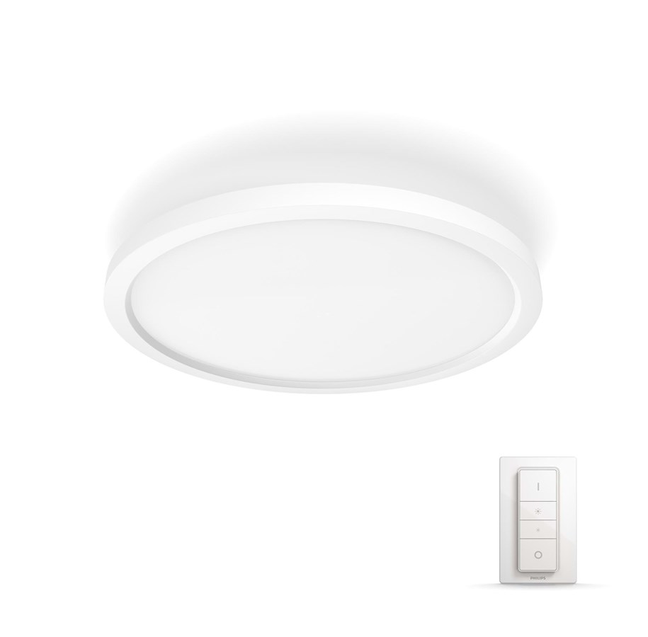 Smart-Home - Philips Hue Aurelle Circle Deckenleuchte - Weiß, 28 W - 915005680101