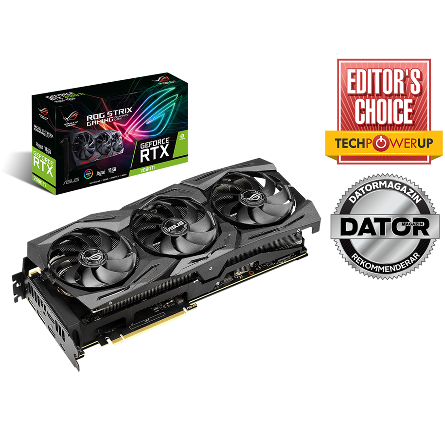 Grafikkarte - ASUS GeForce RTX 2080 Ti Advanced - 11GB GDDR6 RAM - Grafikkarte - 90YV0CC1-M0NM00