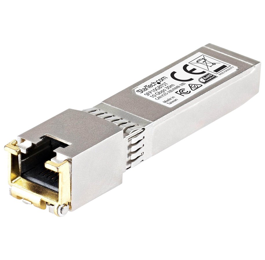 Repeater, boosters, bridges & Transceiver - StarTech.com Cisco Compatible SFP+ Module - TAA - Lifetime Warranty - SFP+ transceiver module - 10 GigE - SFP10GBTCST