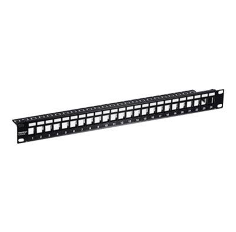 Netzwerkzubehör - TRENDnet TC-KP24S - patch panel (blank) - 1U - 19" - TC-KP24S