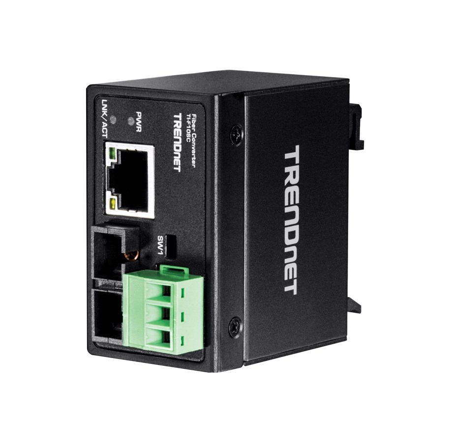 Repeater, boosters, bridges & Transceiver - TRENDnet TI-F10SC - fibre media converter - 10Mb LAN 100Mb LAN - TI-F10SC