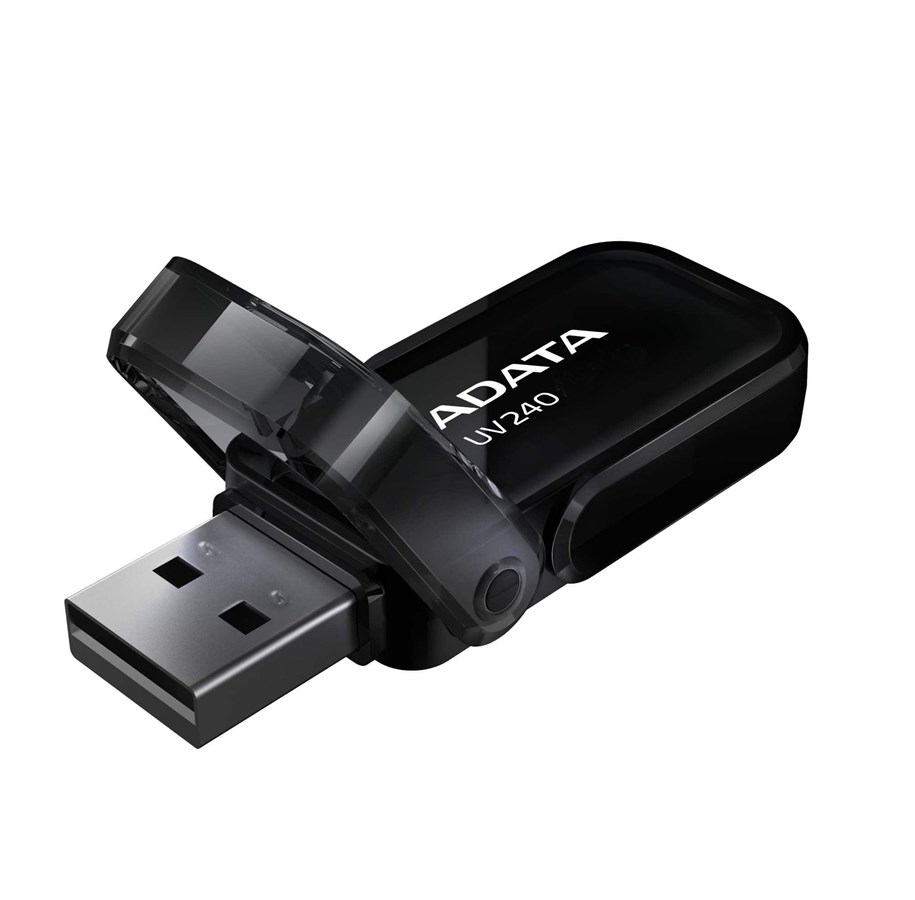 USB-Stick - A-Data UV240 - Schwarz - 32GB - USB-Stick - AUV240-32G-RBK
