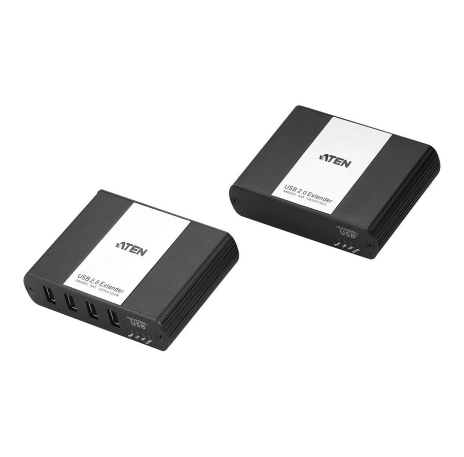 Repeater, boosters, bridges & Transceiver - ATEN UEH4102 Local and Remote Units 4-Port USB 2.0 Cat 5 Extender over LAN - UEH4102-AT-G