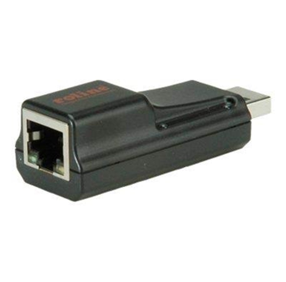 Netzwerkadapter (Netzkarte, Druckserver, u.s.w.) - Roline USB 3.0 to Gigabit Ethernet Converter - 12.02.1106