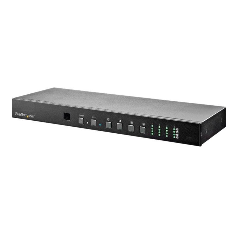 Video Audio Switcher - StarTech.com 4x4 HDMI Matrix Switch w/ Audio and Ethernet Control - 4K 60Hz - video/audio switch - 4 ports - VS424HD4K60