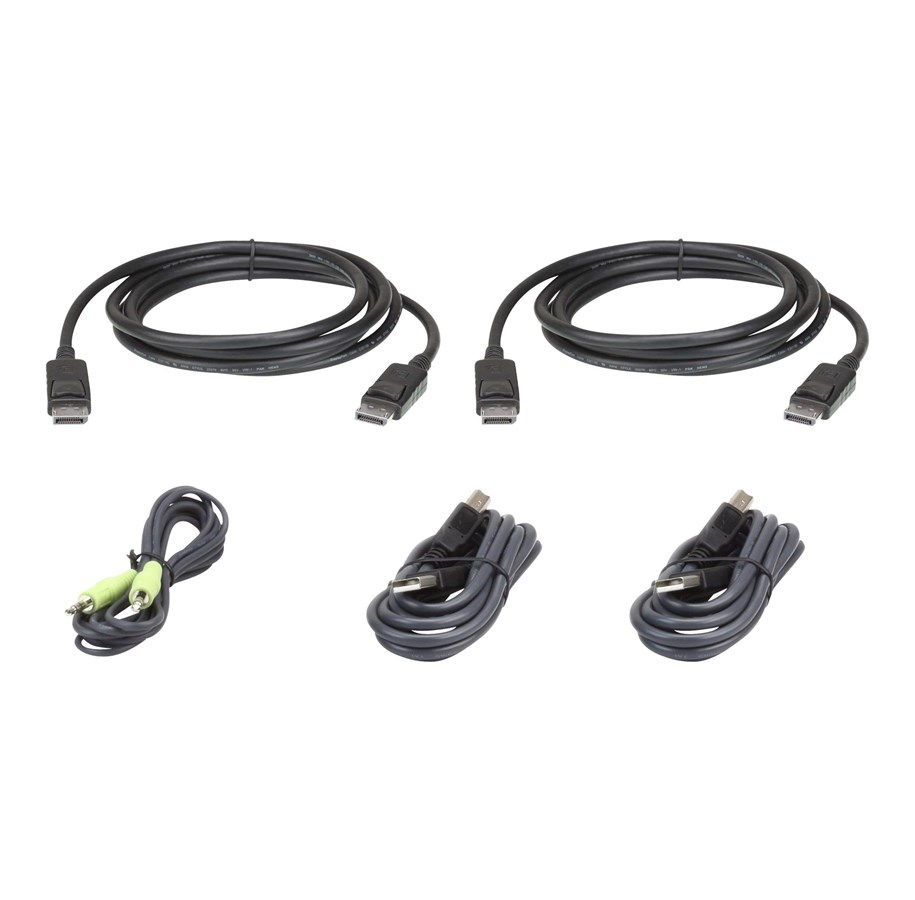 KVM Kabel - ATEN CABLE KIT DUAL DisplayPort 1.2 /USB/SP - 2L-7D03UDPX5