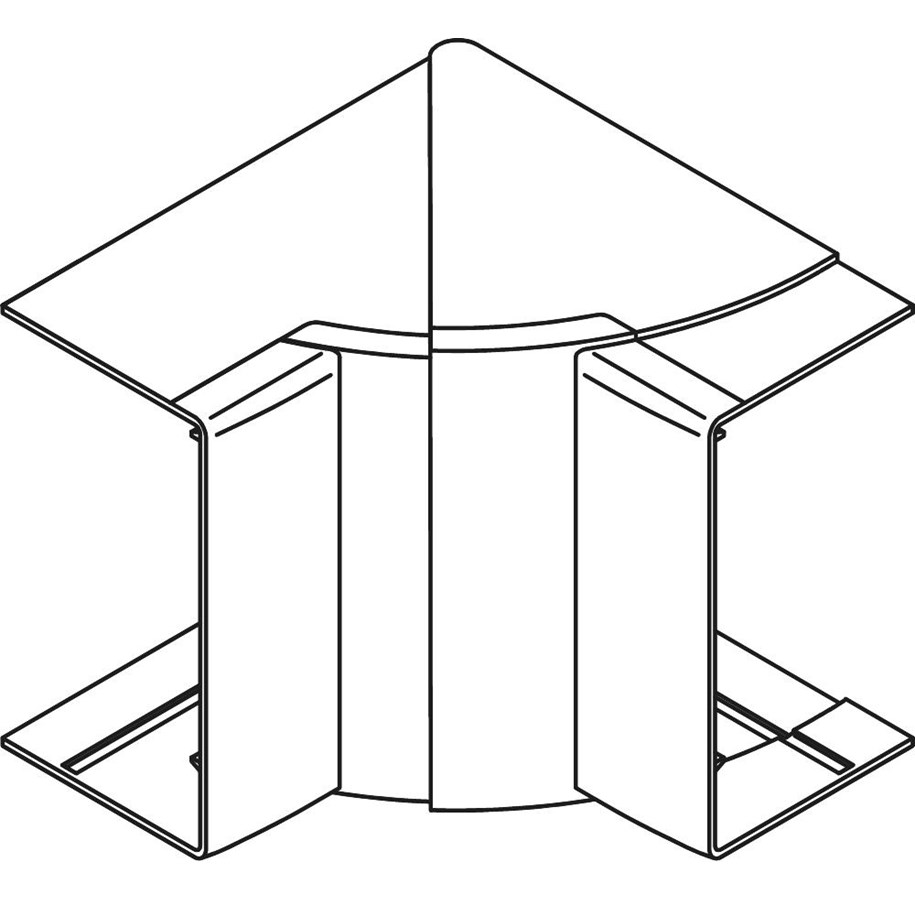 Tabletts, Schienenverteiler und Armaturen - Hager Inner corner flex lf 40090 ph - LFF40094PERL