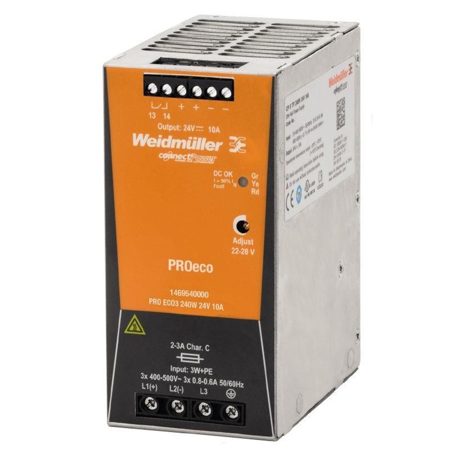 Komponenten für Schaltkästen und Schränke - Weidmuller Pro eco3 240w 24v 10a - 1469540000