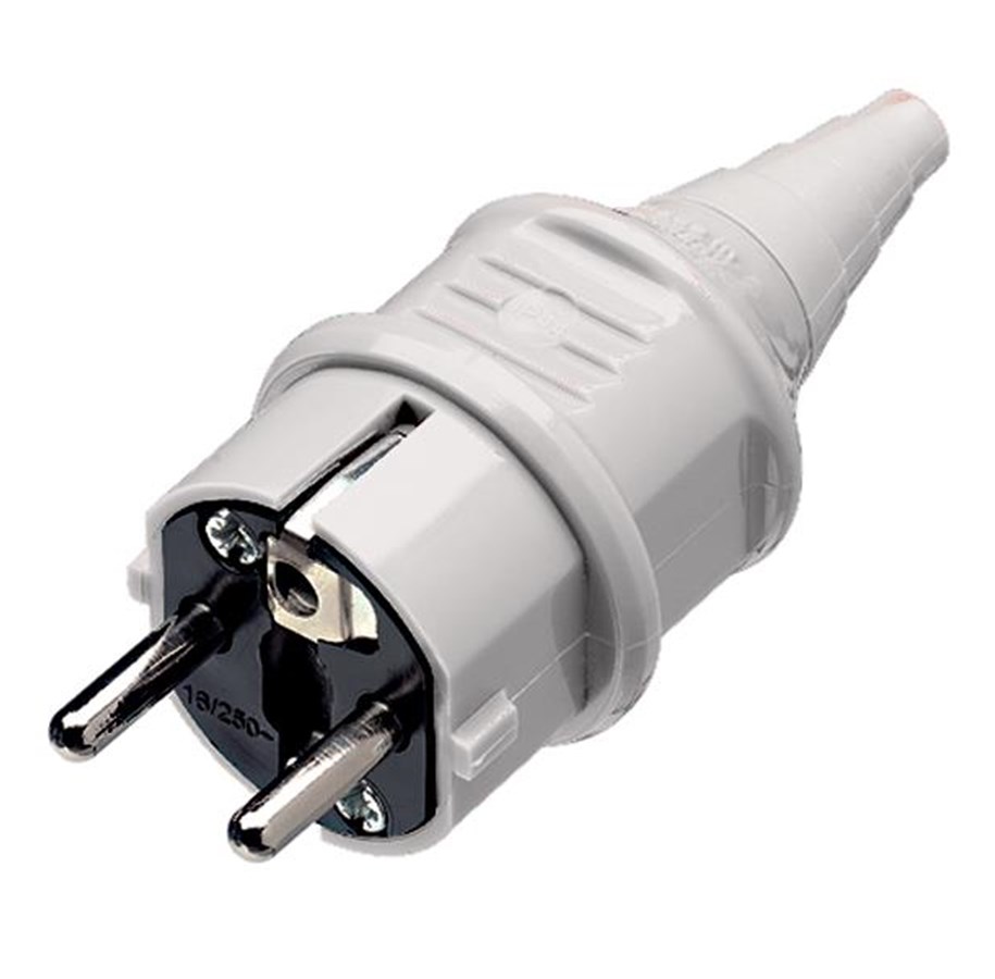 Schaltereinheiten - Mennekes Plug schuko 16a2p+e 230v ip44 - 10749